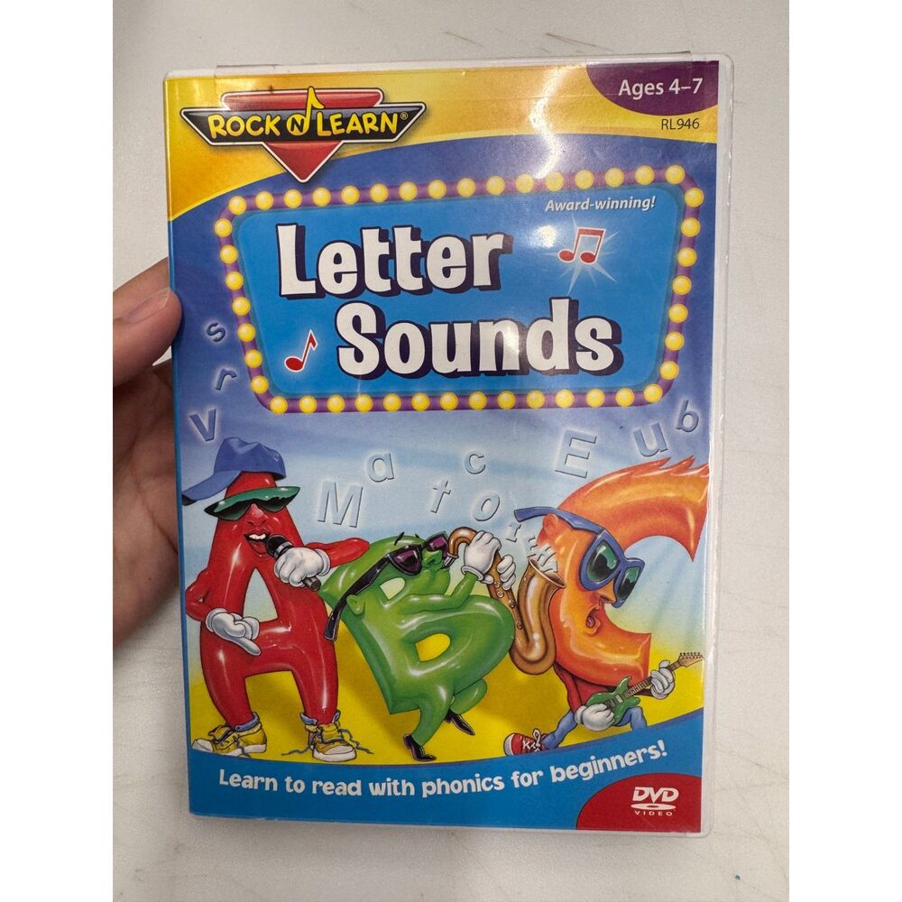 Rock n' Learn: Letter Sounds [DVD] Tested Working